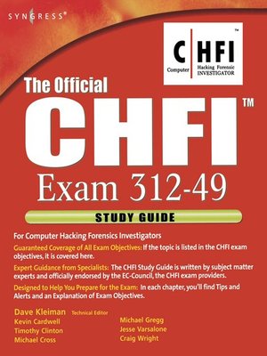 cover image of The Official CHFI Study Guide (Exam 312-49)